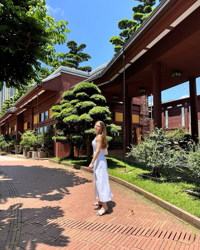 Không gian ở thiền viện Chí Liên Hồng Kông