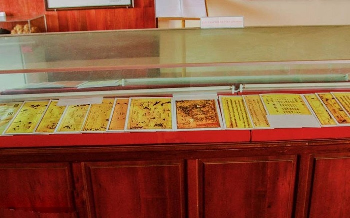 Các hiện vật ở bảo tàng hải đội Hoàng Sa kiêm quản Bắc Hải