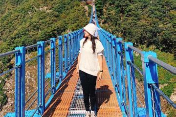 Chạm mây trên cầu treo Sogeumsan – Góc sống ảo siêu đẹp ở Gangwon