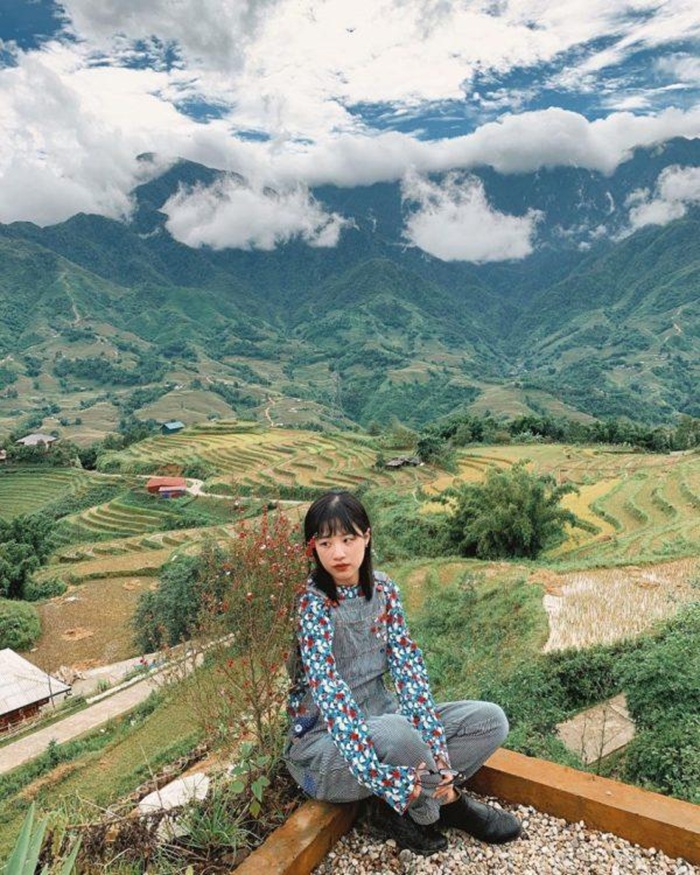 Bản Lao Chải mang vẻ đẹp nên thơ - Ảnh: Săn vé máy bay