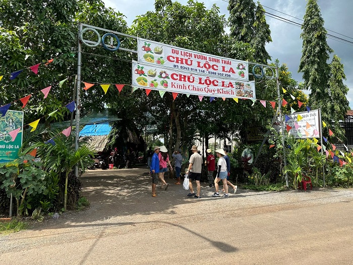 Vườn trái cây chú Lộc La ở đâu