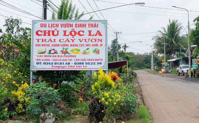 Vườn trái cây chú Lộc La - cách di chuyển