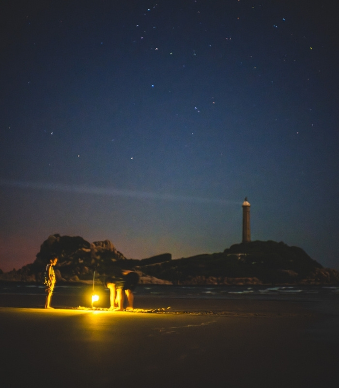 Địa điểm ngắm sao nổi bật giữa hải đăng cổ kính ở Mũi Kê Gà