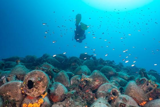 Con tàu đắm trở thành bảo tàng dưới nước ở Hy Lạp