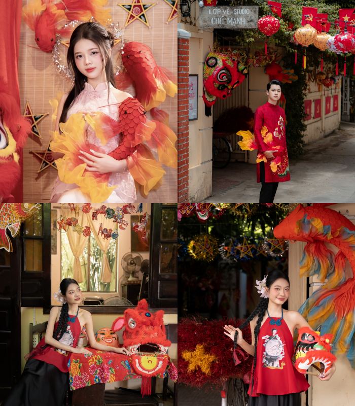 quán cafe decor trung thu ở Đà Nẵng  Tiệm cafe Chú Mạnh 