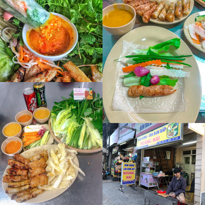 quán nem nướng ngon ở Đà Lạt  Hoàng Hải