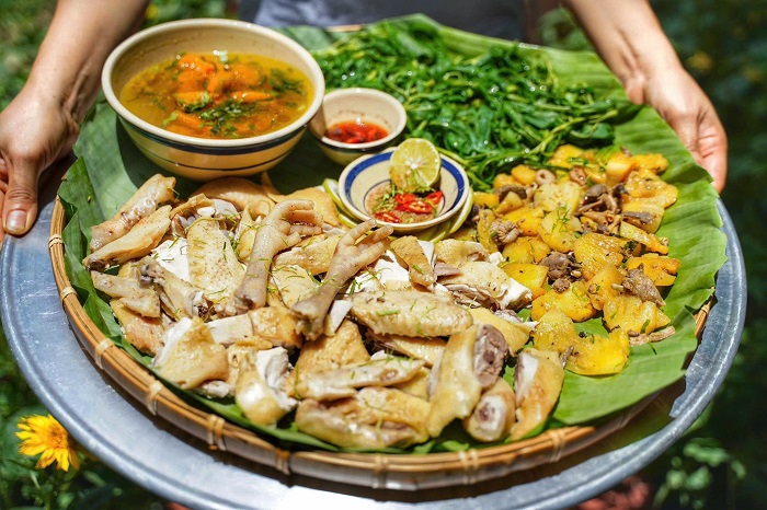 An Lành Farm Yên Bái phục vụ nhiều món ngon đặc sản cho du khách