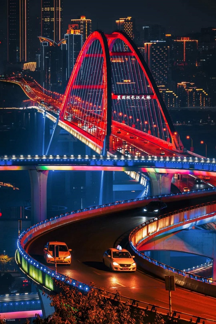  cầu Chaotianmen Trùng Khánh tuyệt đẹp