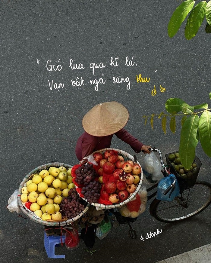 du lịch Hà Nội mùa thu - gánh hàng rong