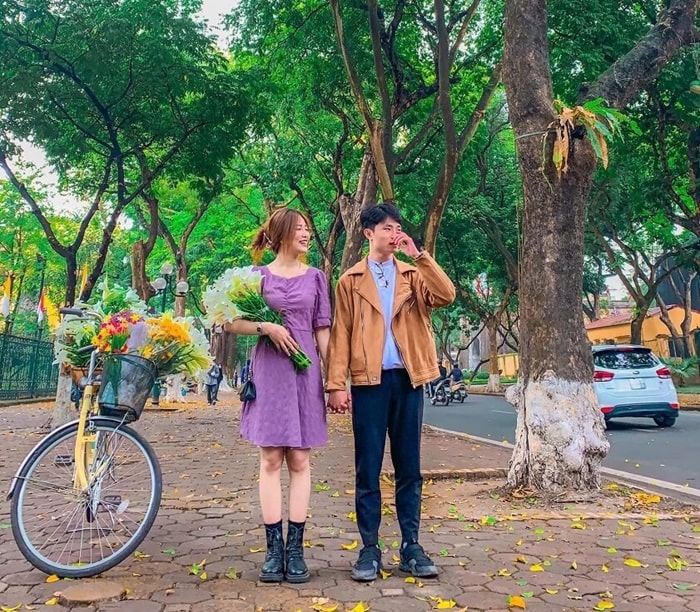 du lịch Hà Nội mùa thu - Đường Phan Đình Phùng