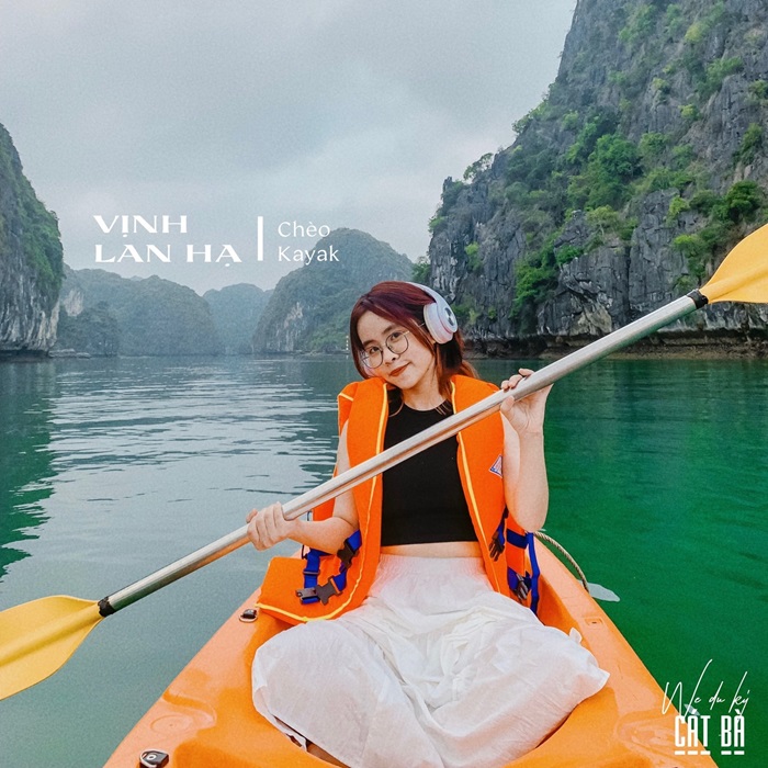 du lịch vịnh Lan Hạ 3 ngày 2 đêm - chèo kayak