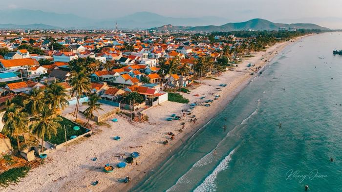 du lịch biển Dốc Lết Khánh Hòa làng Ninh Thuỷ