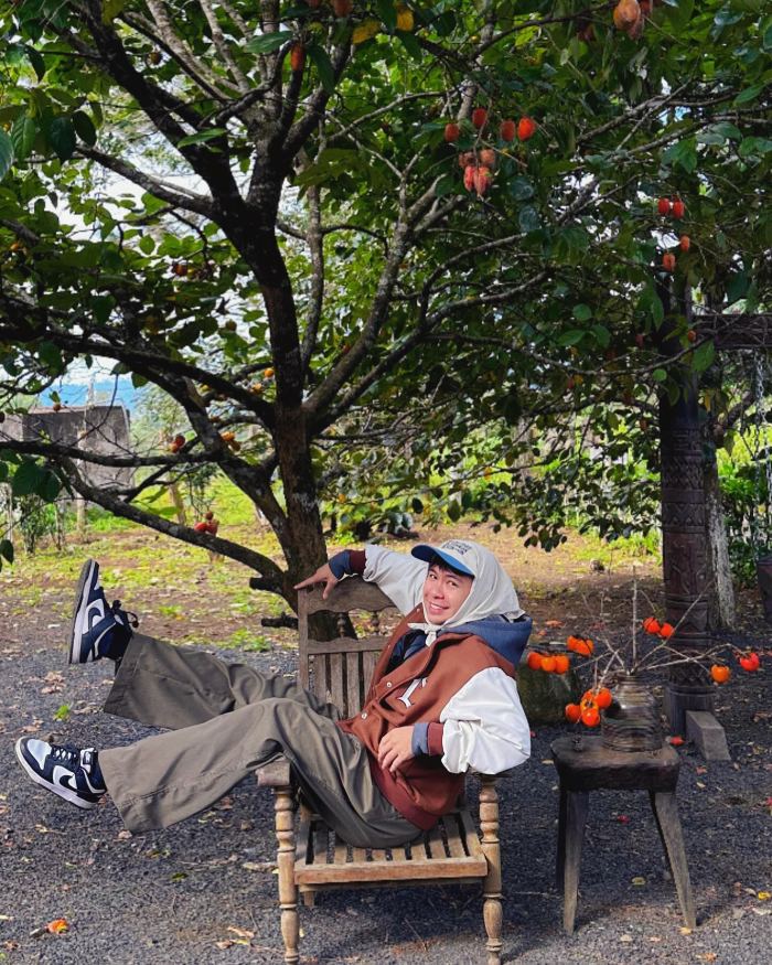 Mùa hồng chín ở Măng Đen Chụp ảnh