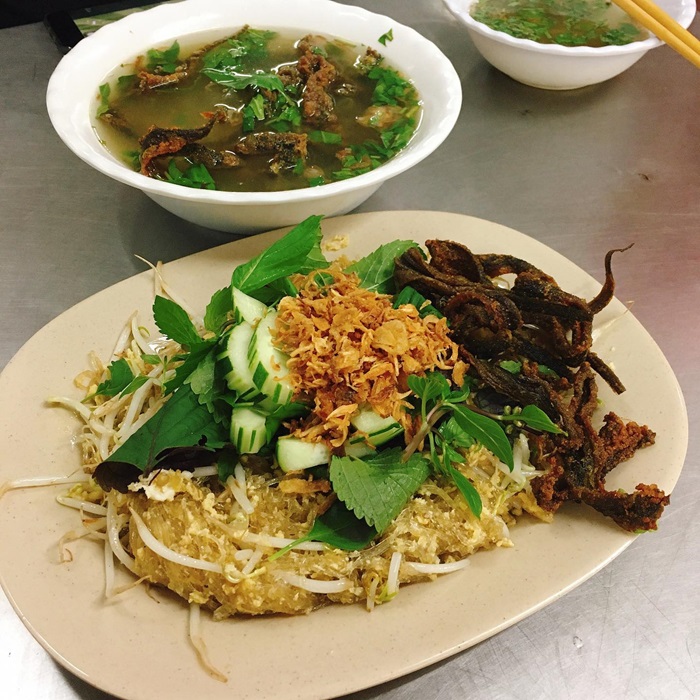 quán ăn bình dân lâu đời ở Hà Nội - Miến lươn Đông Thịnh