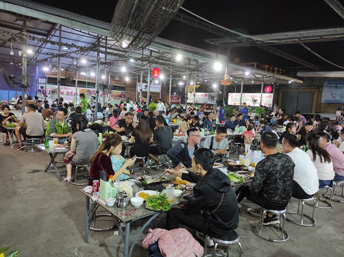 quán ăn tối ngon ở Hải Phòng - Quán nướng Duyên Béo