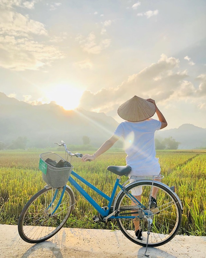 tour đạp xe Mai Châu - mùa đẹp