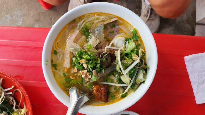 Bún sứa Ninh Thuận quán Yến 