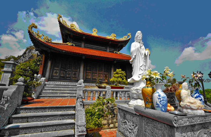 chùa cầu duyên ở Hải Phòng - Di tích Tràng Kênh