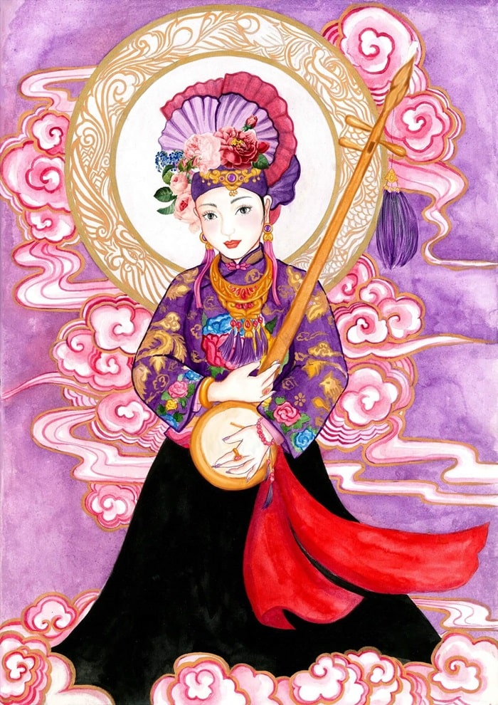 đền Cô Chín Suối Rồng - truyền thuyết