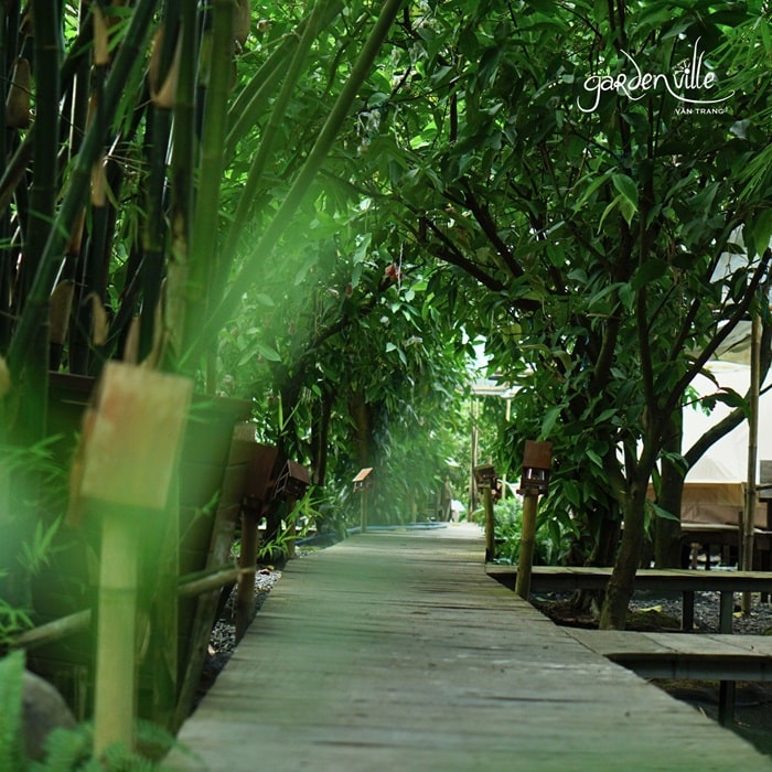 khu du lịch của Vân Trang - không gian