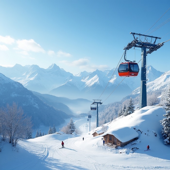 Trải nghiệm cáp treo Titlis Rotair là hoạt động không thể bỏ lỡ ở làng Engelberg 