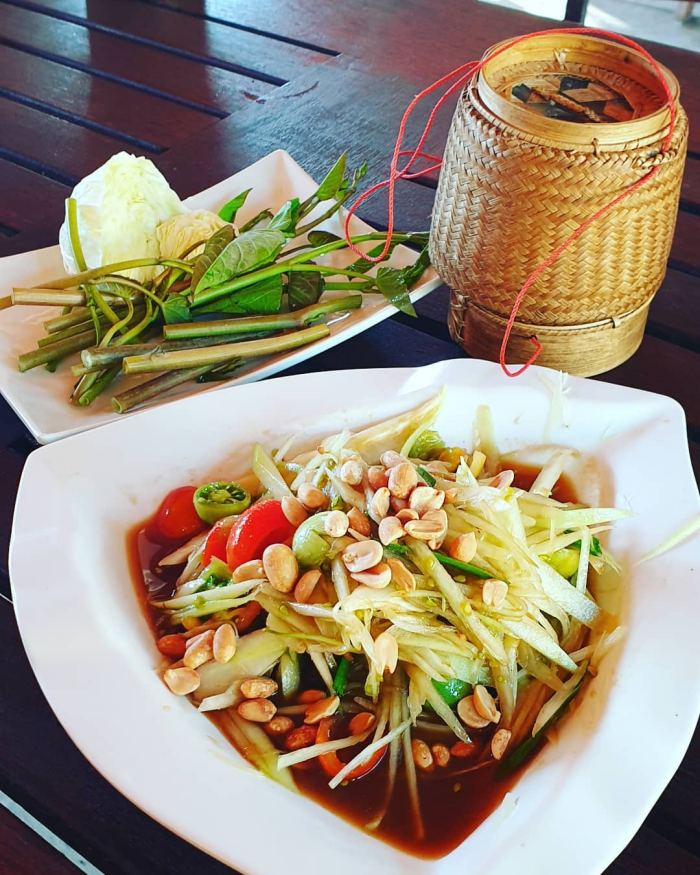 Xụm Lào món đặc sản Lào ở Lao Bảo Quảng Trị 