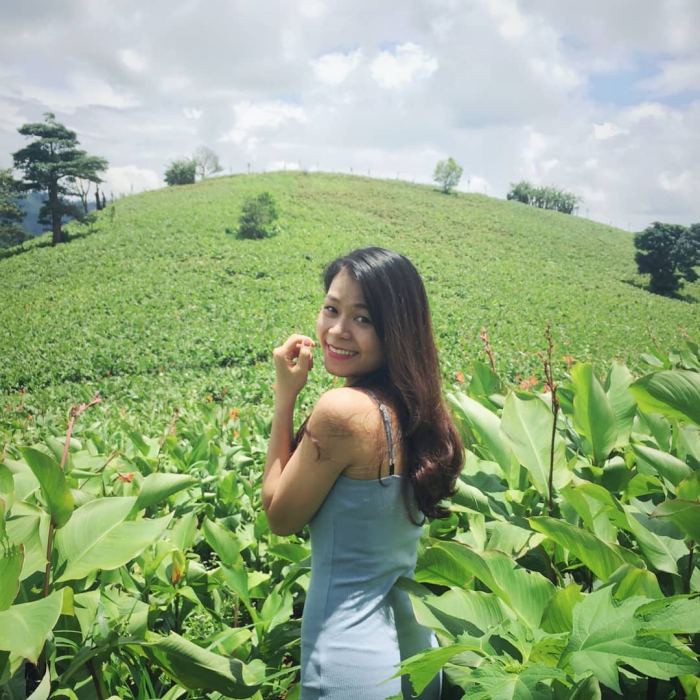 khung cảnh Mùa hoa dong riềng ở Chư Đăng Ya 