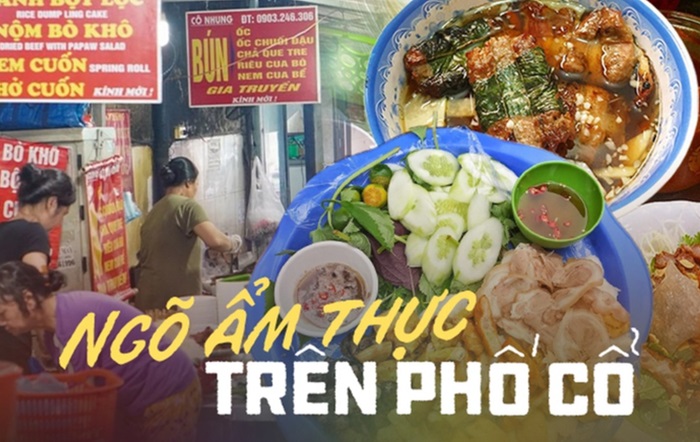 ngõ ẩm thực ở Hà Nội - địa điểm