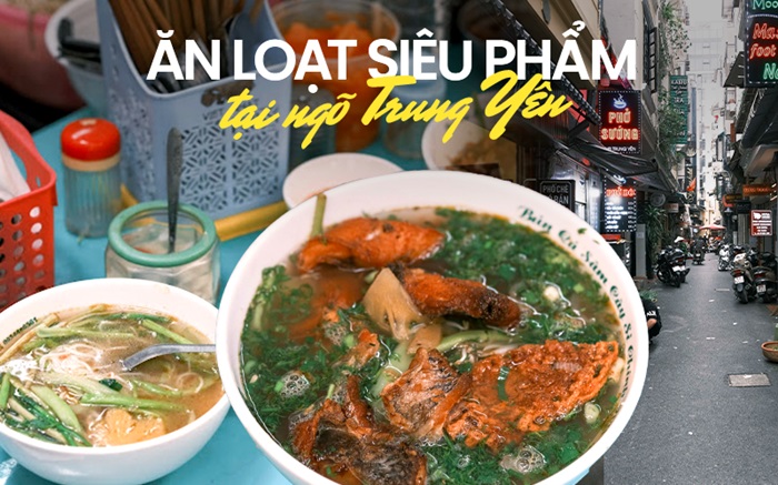 ngõ ẩm thực ở Hà Nội - Ngõ Trung Yên