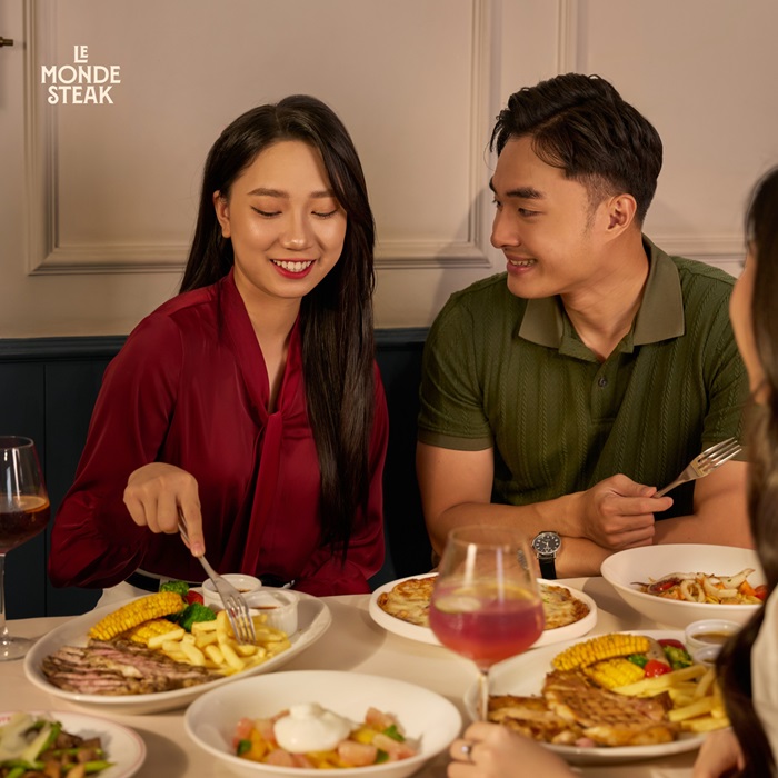nhà hàng Pháp ngon ở Hà Nội - Le Monde Steak
