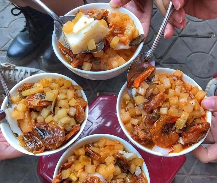 quán ăn ngon ở Quận Lê Chân Hải Phòng - Bánh đúc tàu Cát Dài Cô Chuyền