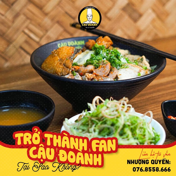 quán ăn ngon ở Quận Lê Chân Hải Phòng - Bún cá cay Hải Phòng - Cậu Đoành