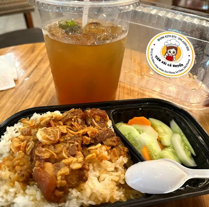 quán ăn ngon ở Quận Lê Chân Hải Phòng - Tiệm xôi cô Huyền