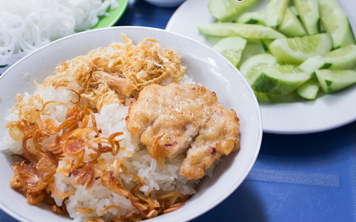 quán xôi ngon ở Hải Phòng - Xôi thịt Đình Đông