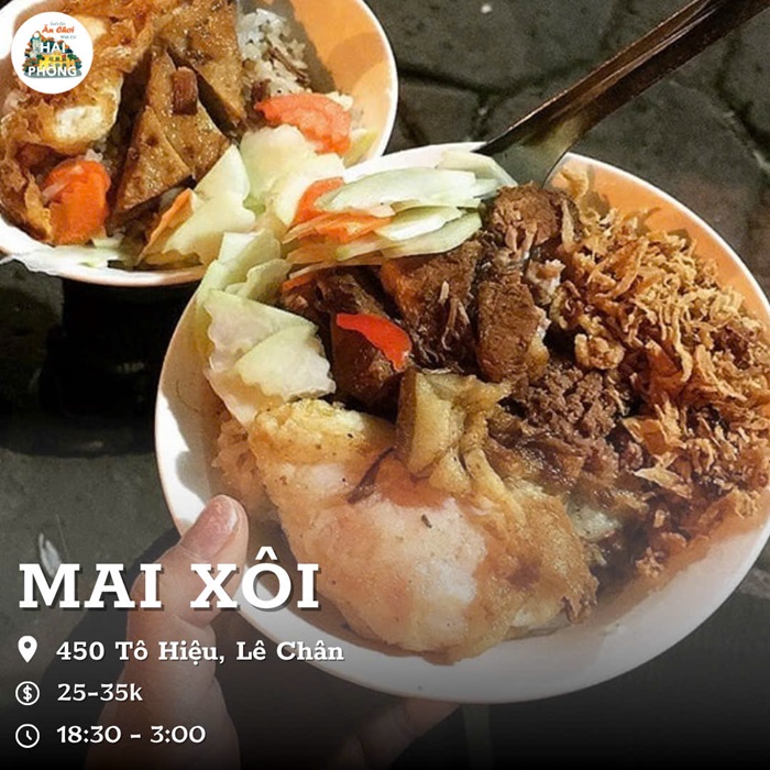 quán xôi ngon ở Hải Phòng - Mai Xôi