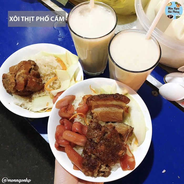 quán xôi ngon ở Hải Phòng - Xôi thịt ngõ Cấm