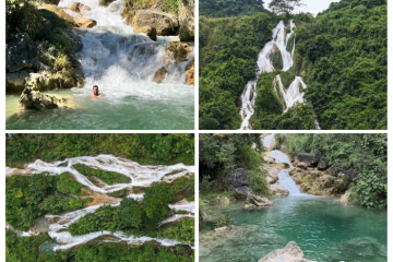 Thác Bản Giàng Cao Bằng – dải lụa mềm ẩn mình giữa núi non trùng điệp 