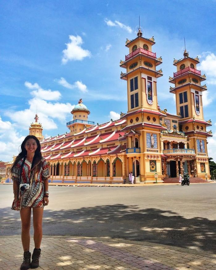 trong Toà thánh Cao Đài Tây Ninh