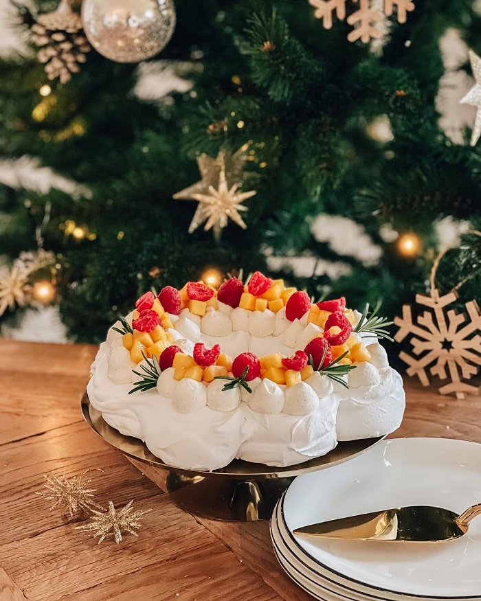 Bánh Pavlova là món bánh Giáng Sinh truyền thống rất được yêu thích