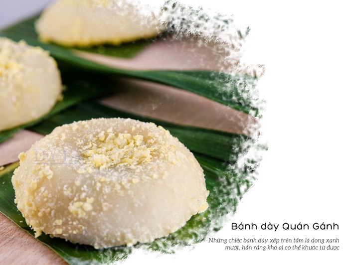 các loại bánh đặc sản Hà Nội - Bánh dày Quán Gánh 