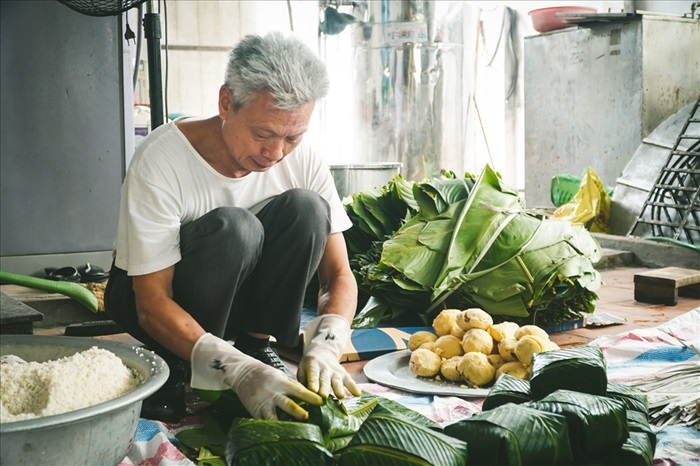các loại bánh đặc sản Hà Nội - Bánh chưng làng Tranh Khúc
