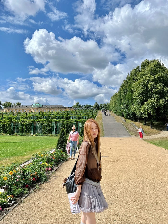 Công viên Sanssouci ở cung điện Sanssouci