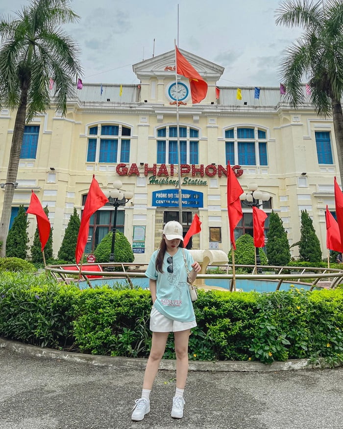 địa điểm chụp ảnh đẹp ở Hải Phòng - Ga Hải Phòng