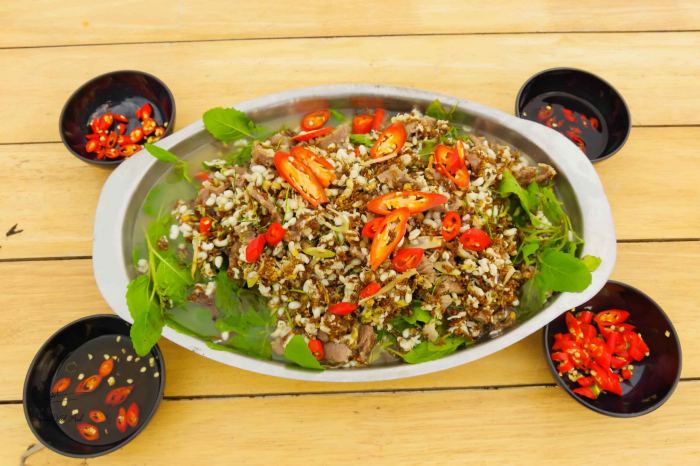 Món ngon ở Tri Tôn An Giang bò xào