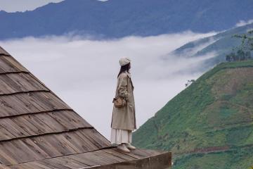 Biển mây ở Tiệm cà phê Hoàng Hôn Khe Cải đẹp phát mê, chụp trăm góc không chán