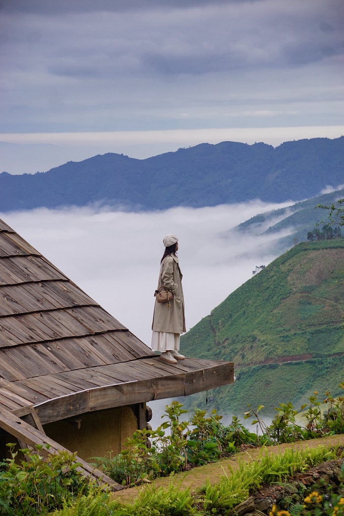 Tiệm cà phê Hoàng Hôn Khe Cải là nơi tuyệt vời để săn mây