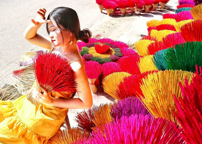 Đến làng hương Thủy Xuân thỏa thích check-in - Ảnh: Internet