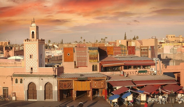 Marrakech là thành phố nổi tiếng ở châu Phi nổi bật với gam màu đỏ - Ảnh: Tripadvisor