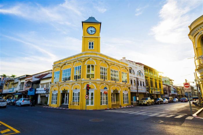 Kiến trúc độc đáo ở phố cổ Phuket