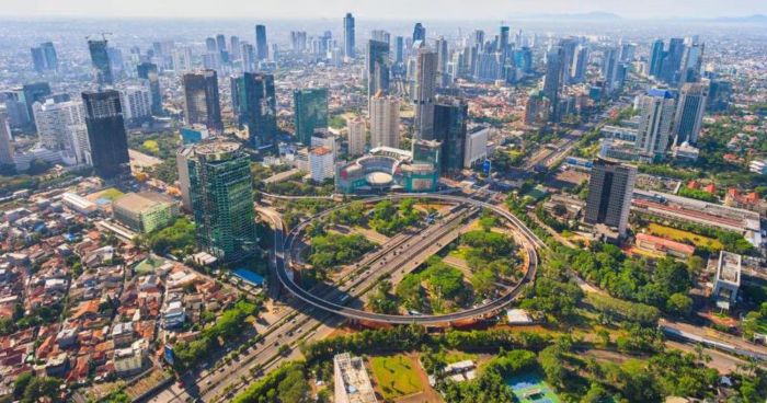 Thủ đô Jakarta phồn hoa, tấp nập